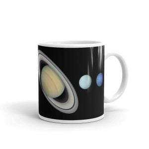 Novelty Mug - New Solar System Mug - Birthday Gift, Eight Planets, Gift Mug