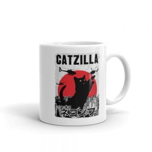 Funny Mug - Catzilla Mug - Novelty Gift, Christmas Gift, Cat Mum, Cat Dad, Cat Lover