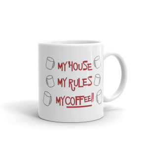 Funny Mug - Knives Out: My House My Rules My Coffee, coffee mug movie lover gift