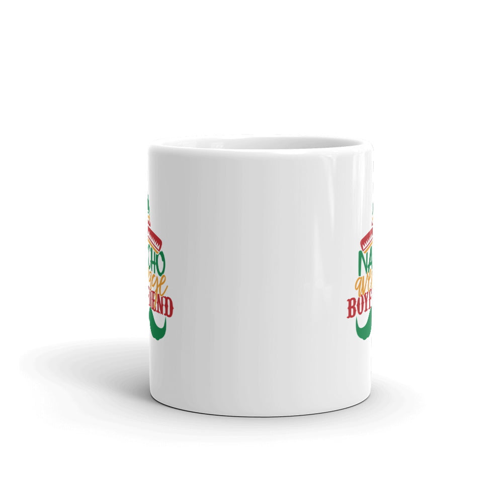 Nacho Average Fiance - Tazza Per Latte In Ceramica 12 Oz | Regalo Umoristico Per Fidanzata/Fidanzato | Idea Regalo Di Compleanno, Fidanzamento | Gift Base